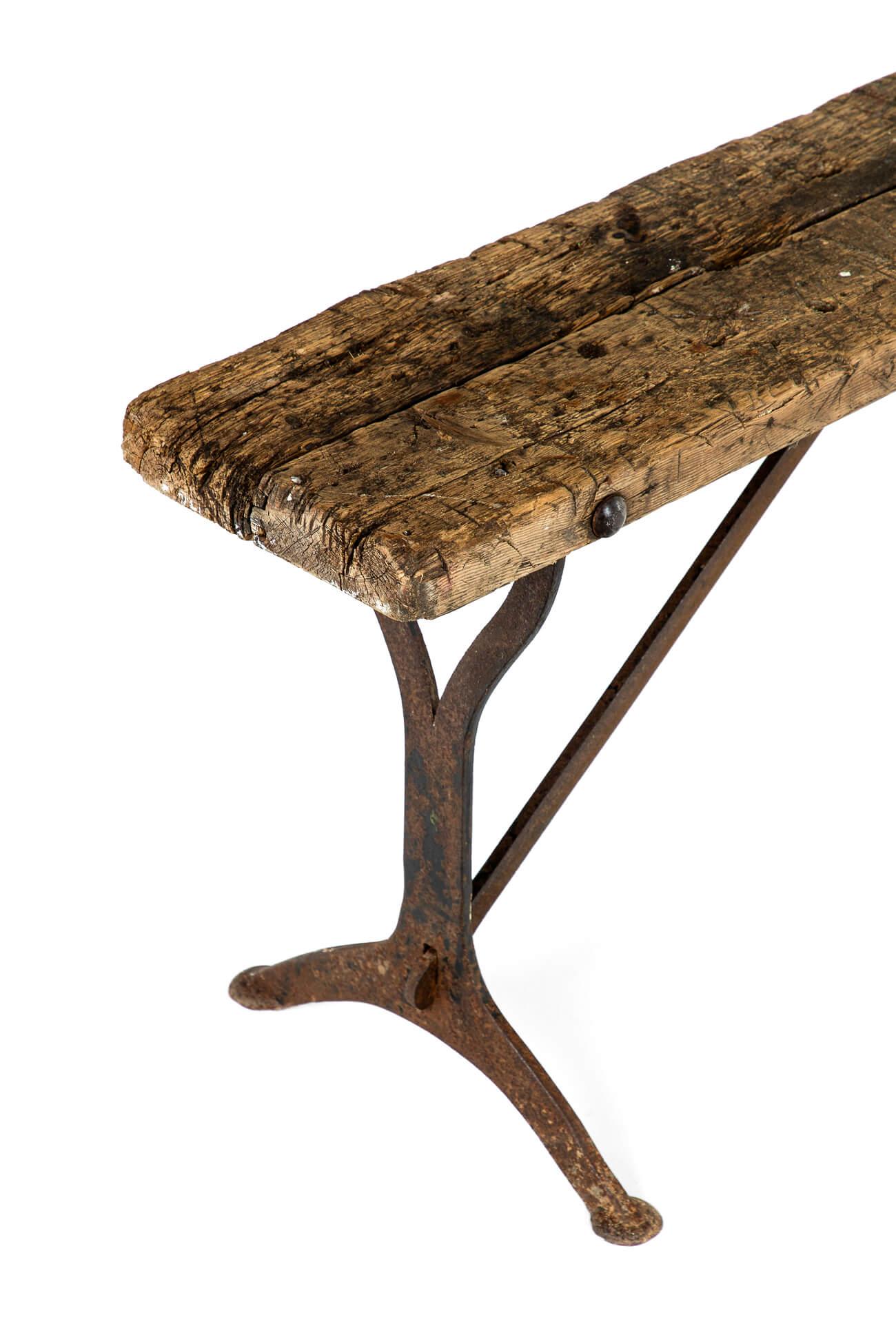 Iron Welsh Pig Bench For Sale