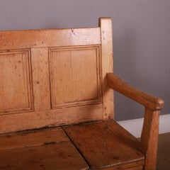 Welsh Pine Box Settle