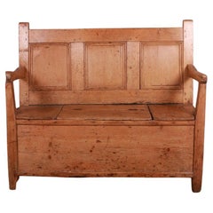 Welsh Pine Box Settle