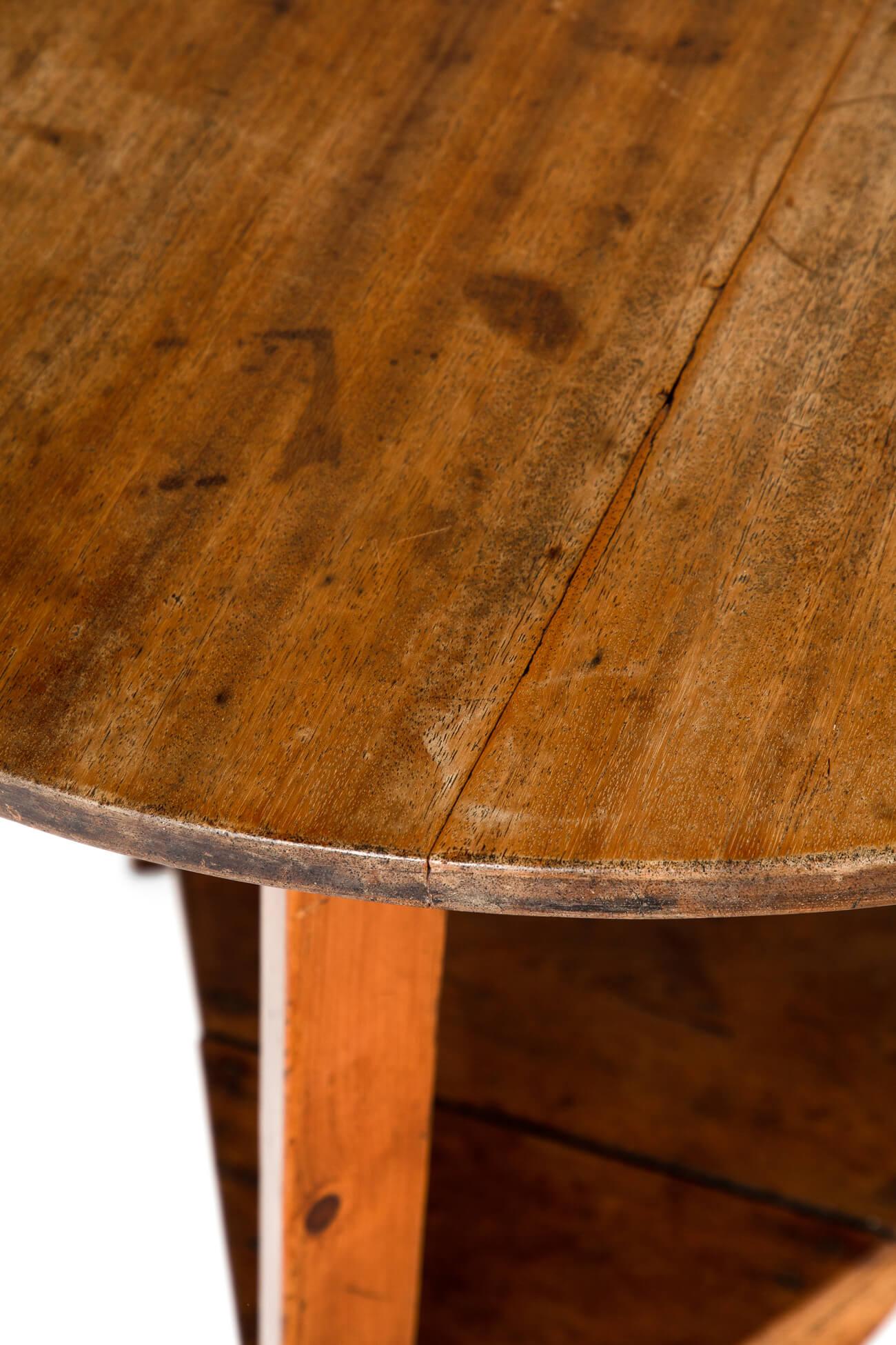 19th Century Welsh Pine Cricket Table