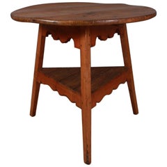 Antique Welsh Pine Cricket Table