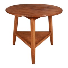 Welsh Pine Cricket Table/ Lamp Table