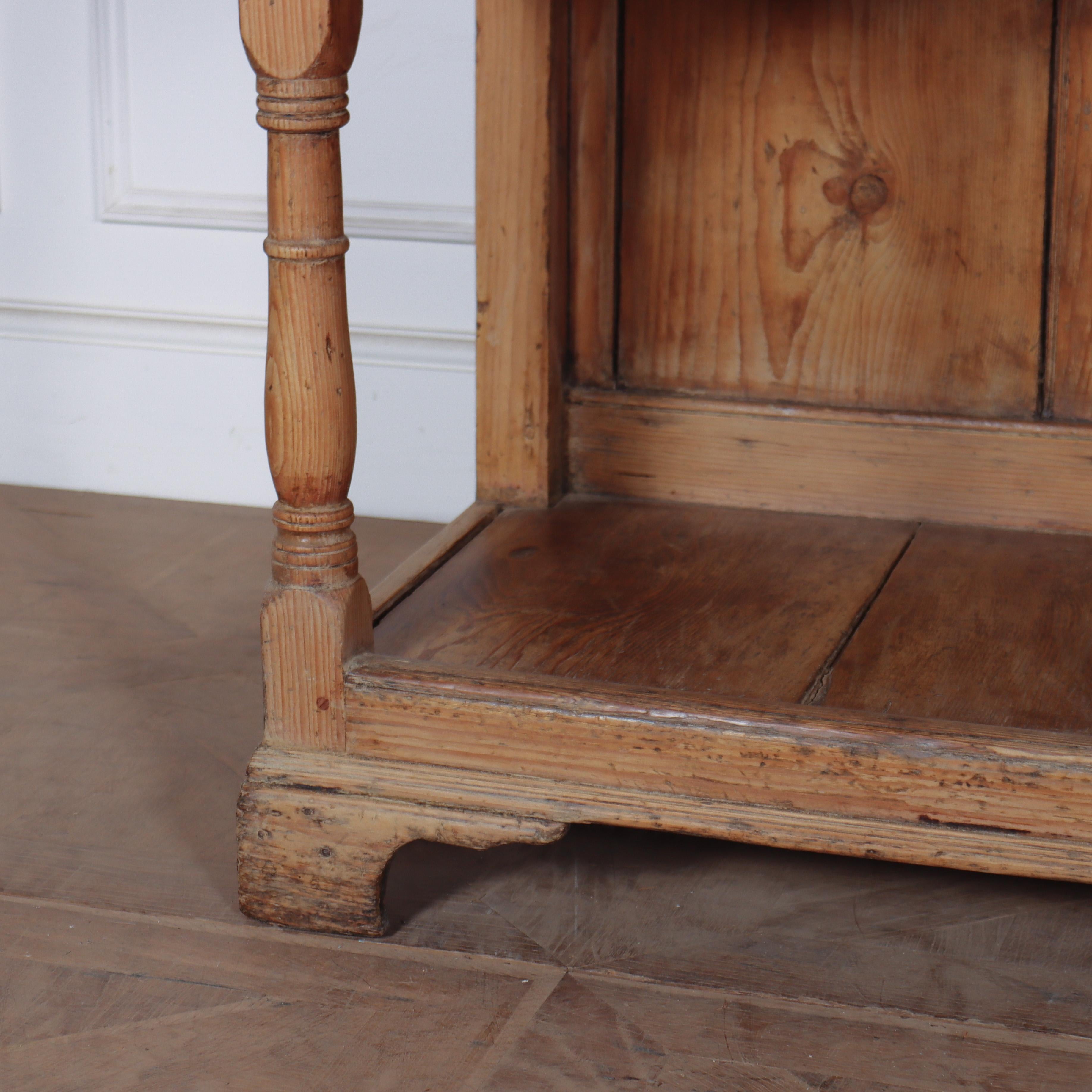 19th Century Welsh Pine Potboard Dresser