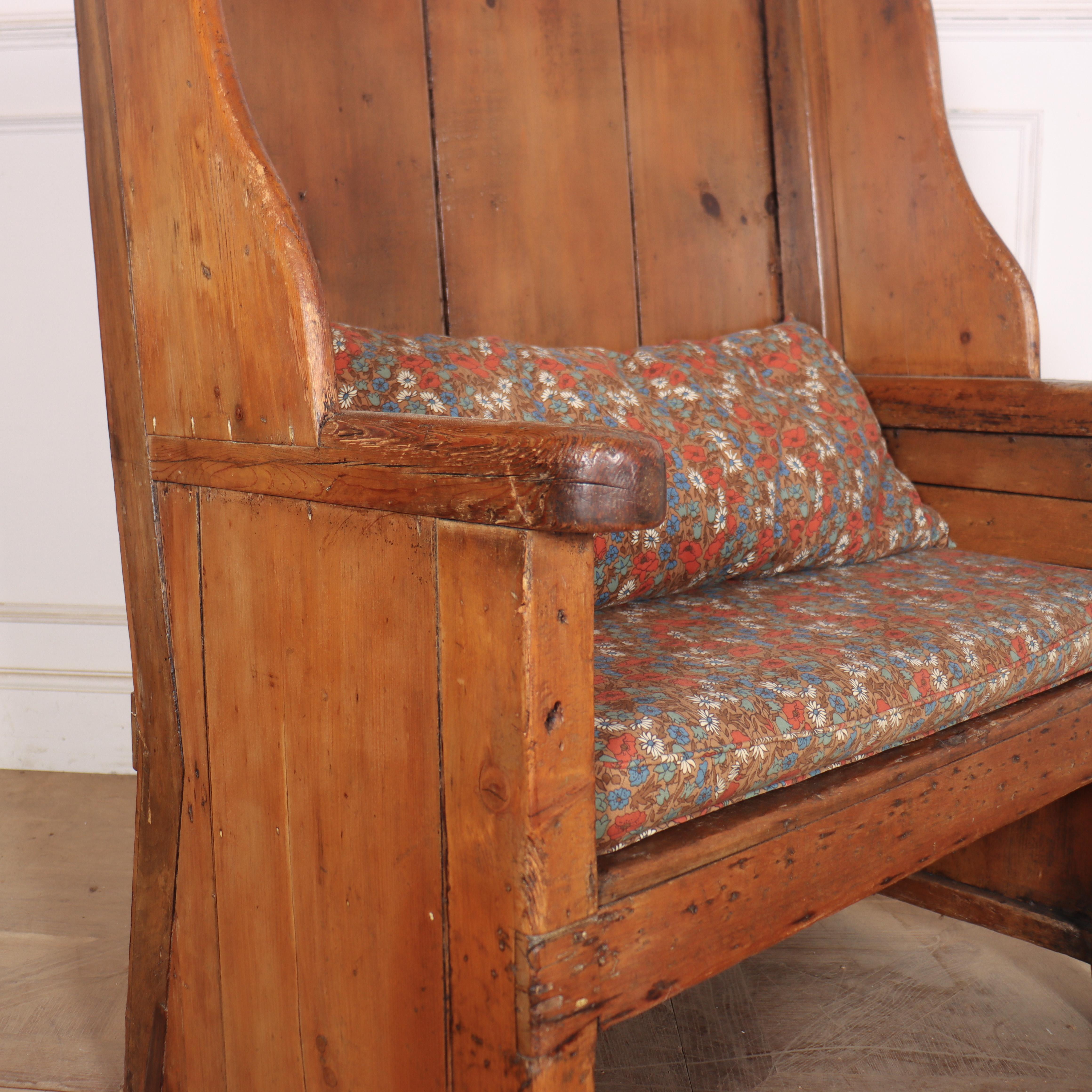 Welsh Pine Settle For Sale 1