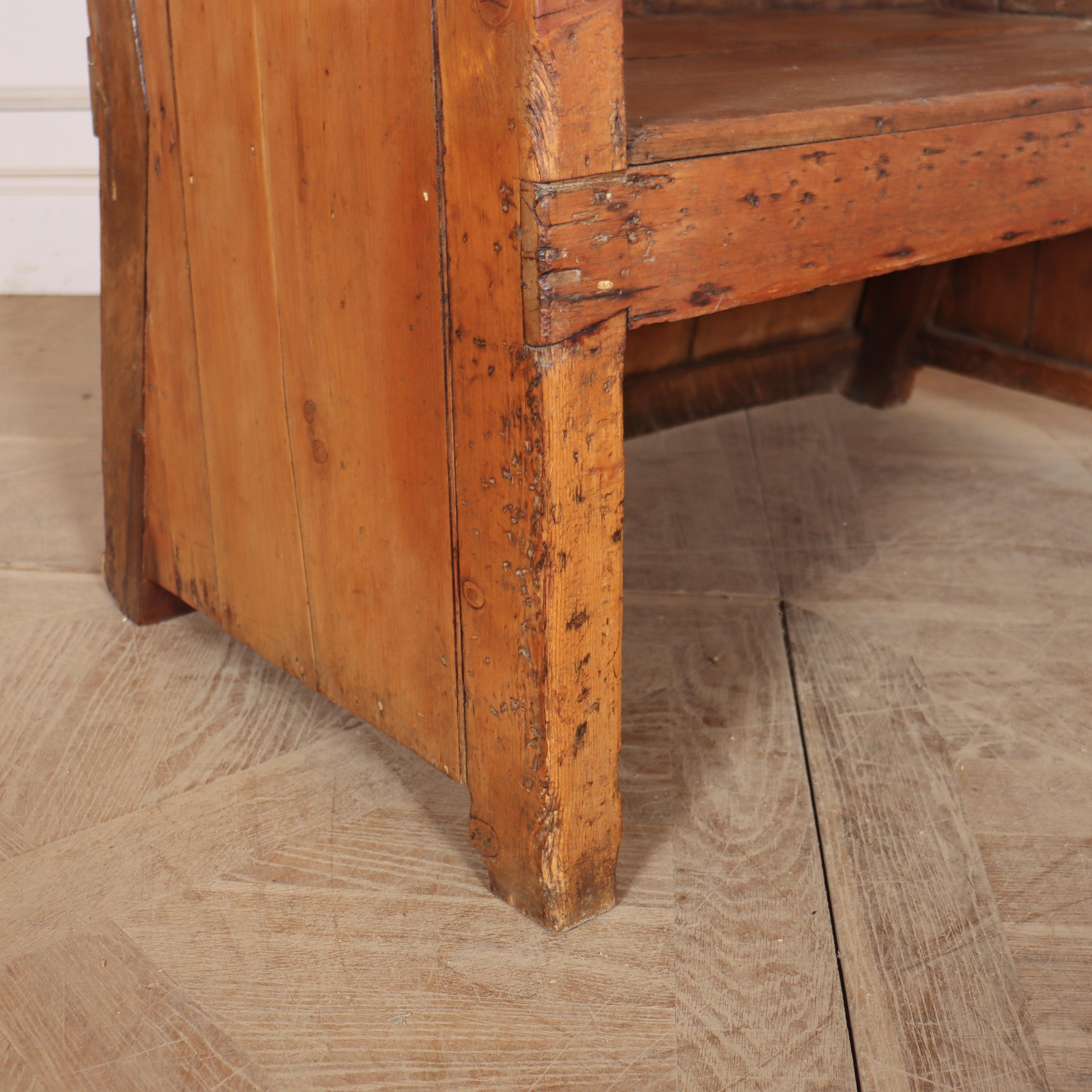 Welsh Pine Settle For Sale 4