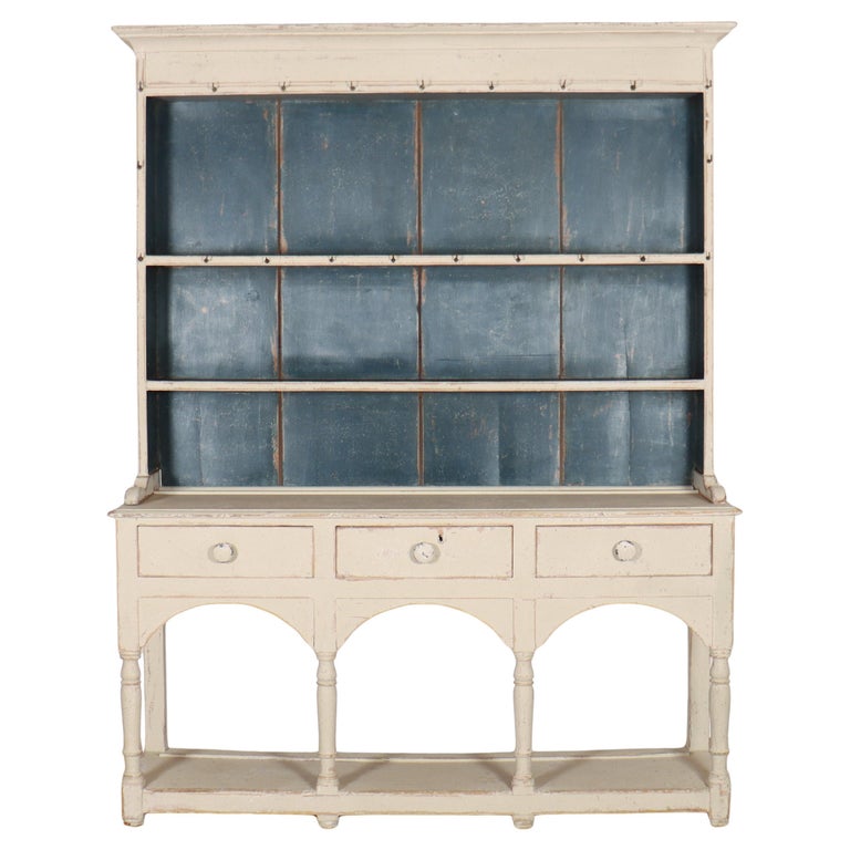sachin and babi light blue dress Welsh Potboard Dresser Base For Sale at 1stDibs