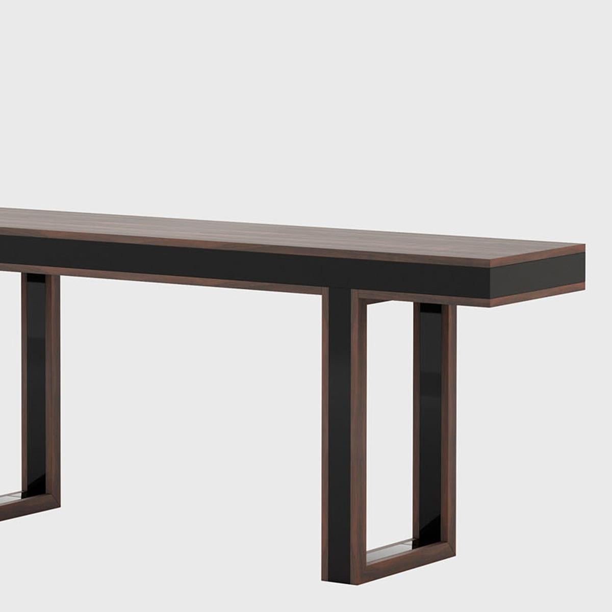 Contemporary Welt Console Table For Sale