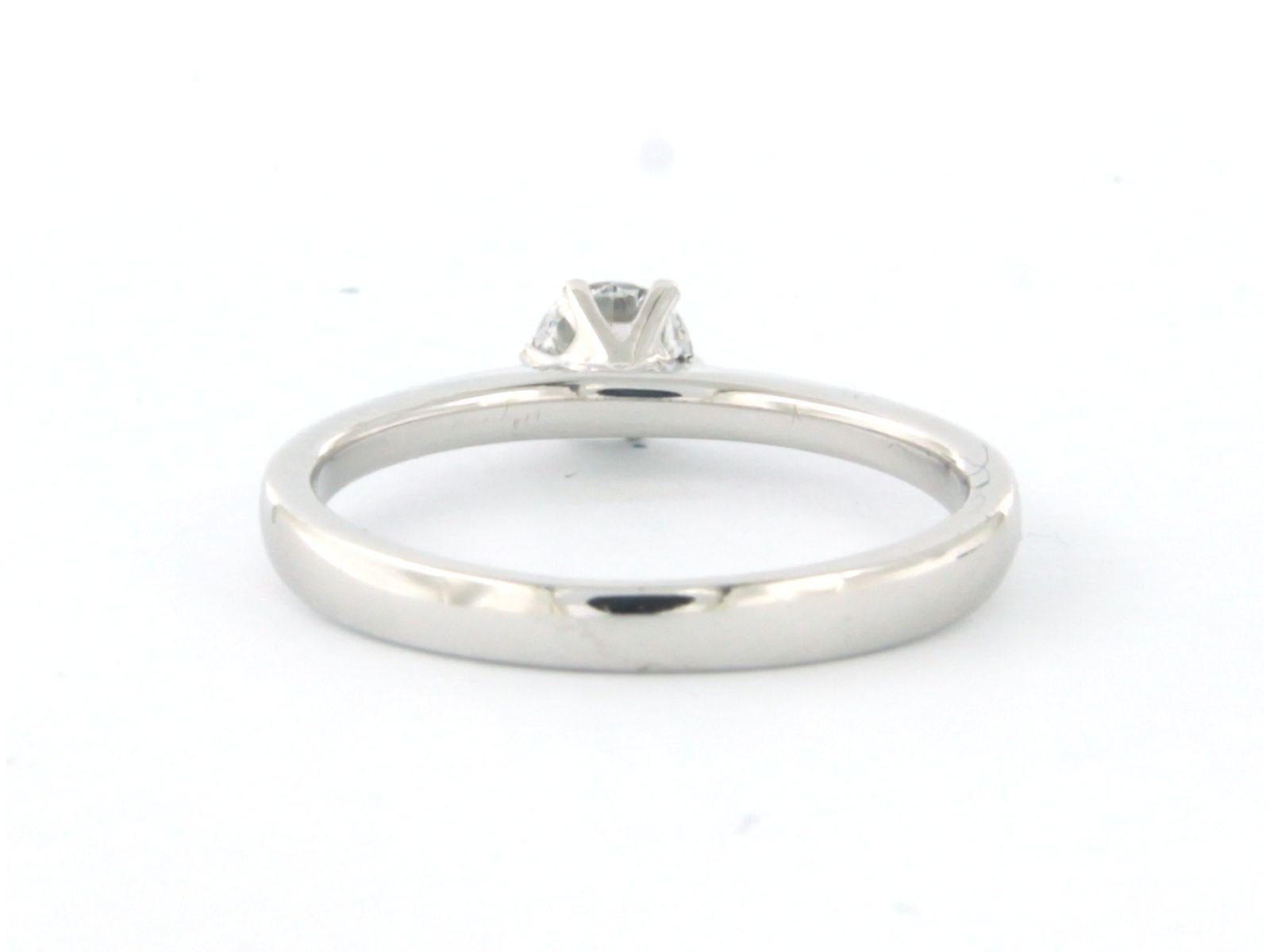 Wempe Solitärring aus 18 Karat Weißgold mit einem Diamanten im Brillantschliff von bis zu 0,30 Karat im Zustand „Hervorragend“ im Angebot in The Hague, ZH