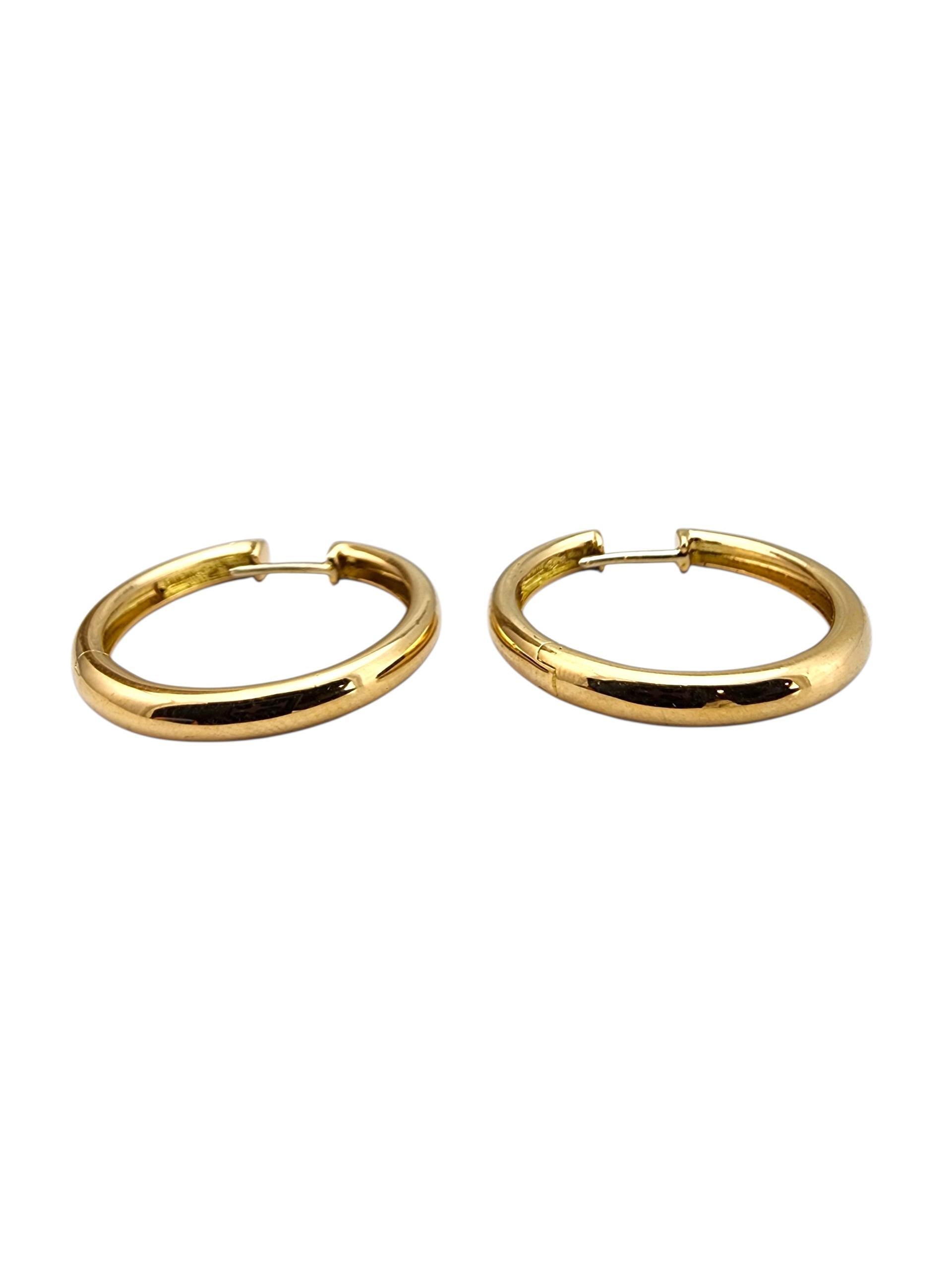 Pendientes de aro de oro amarillo de 18 quilates Wempe-

Pendientes de aro Wempe de oro amarillo de 18 quilates con un acabado elegante y pulido: clásicos, refinados y perfectos para cualquier ocasión.

Tamaño: 25,2 mm x 3,3 mm x 2,5 mm

Peso: 7,8