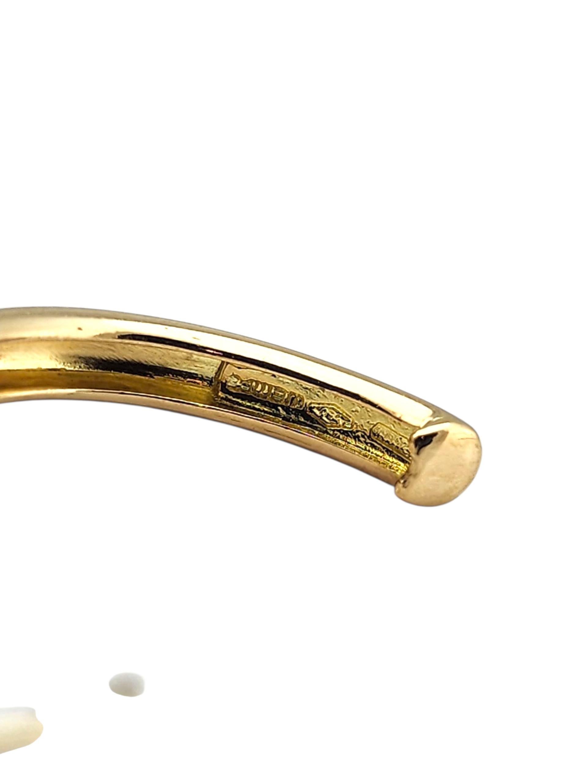 Pendientes de aro Wempe de oro amarillo de 18 quilates #22697 en venta 1