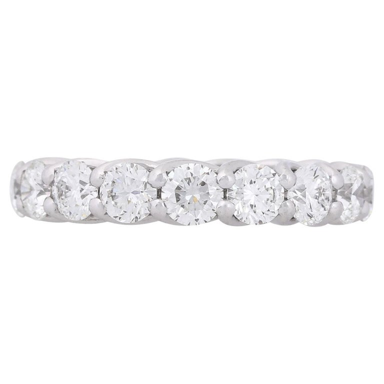 Wempe Eternity Ring, with 17 Brilliant-Cut Diamonds For Sale at 1stDibs