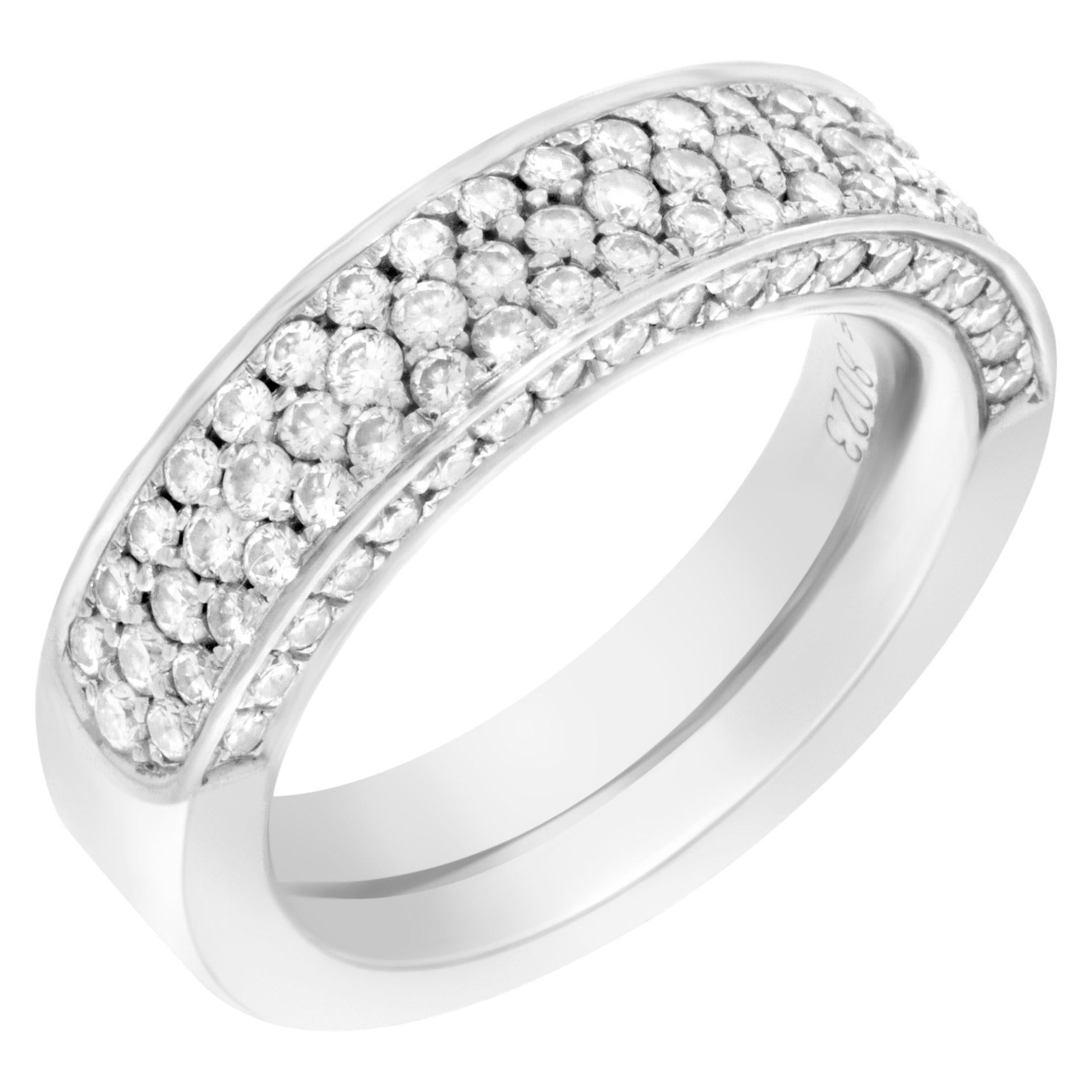 Diamond Eternity Band and Ring Designer signed 