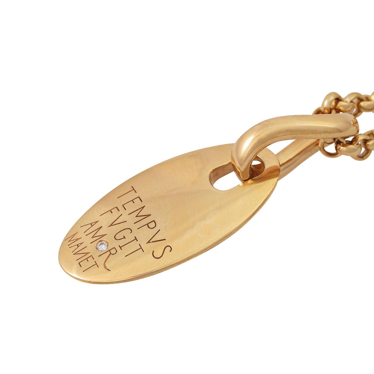 WEMPE Pendelleuchte ''Tempus Fugit Amor Manet'' (Moderne) im Angebot