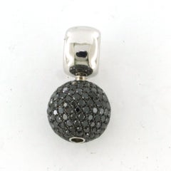 WEMPE Anhänger mit schwarzen Diamanten im Brillantschliff bis zu 3,20ct 18k Gold 10,2 Gramm