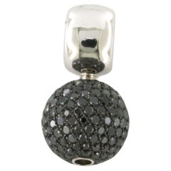 Colgante WEMPE con diamantes talla brillante negra hasta 3,20ct Oro de 18k 10,2 gramos