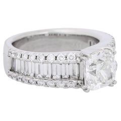 Wempe Ring with Cushion-Cut Diamond