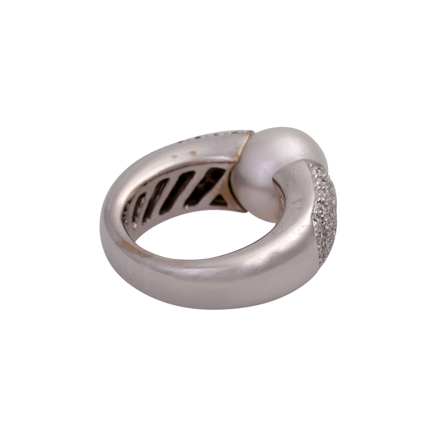 Wempe-Ring mit Südsee-Zuchtperlen (Moderne) im Angebot