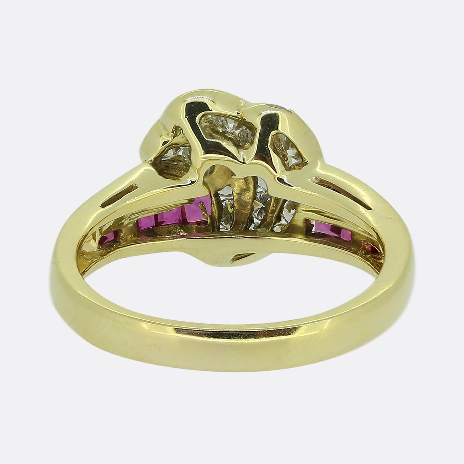 Anello Wempe con rubino e diamanti In condizioni buone in vendita a London, GB