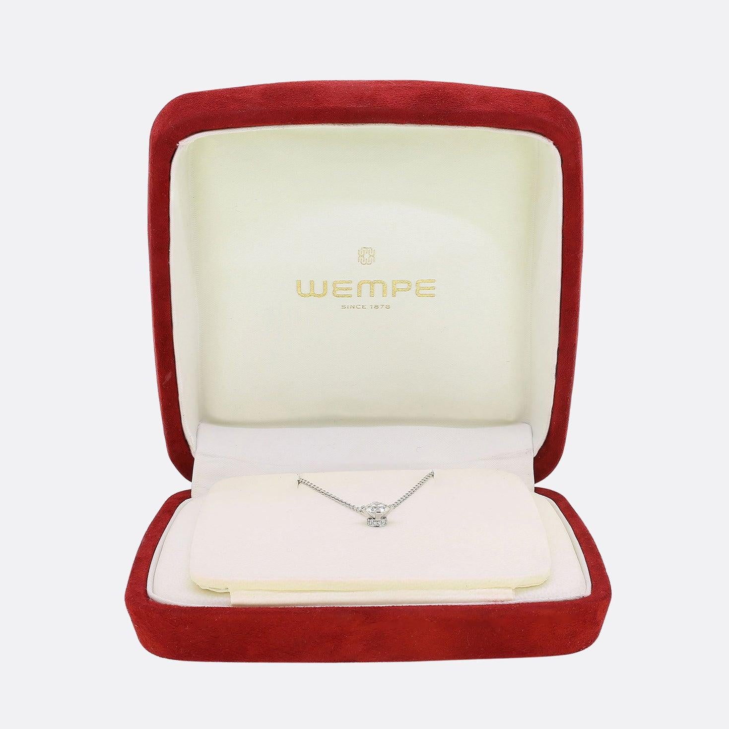 Wempe Splendora Pure Diamond Pendant Necklace In Good Condition For Sale In London, GB