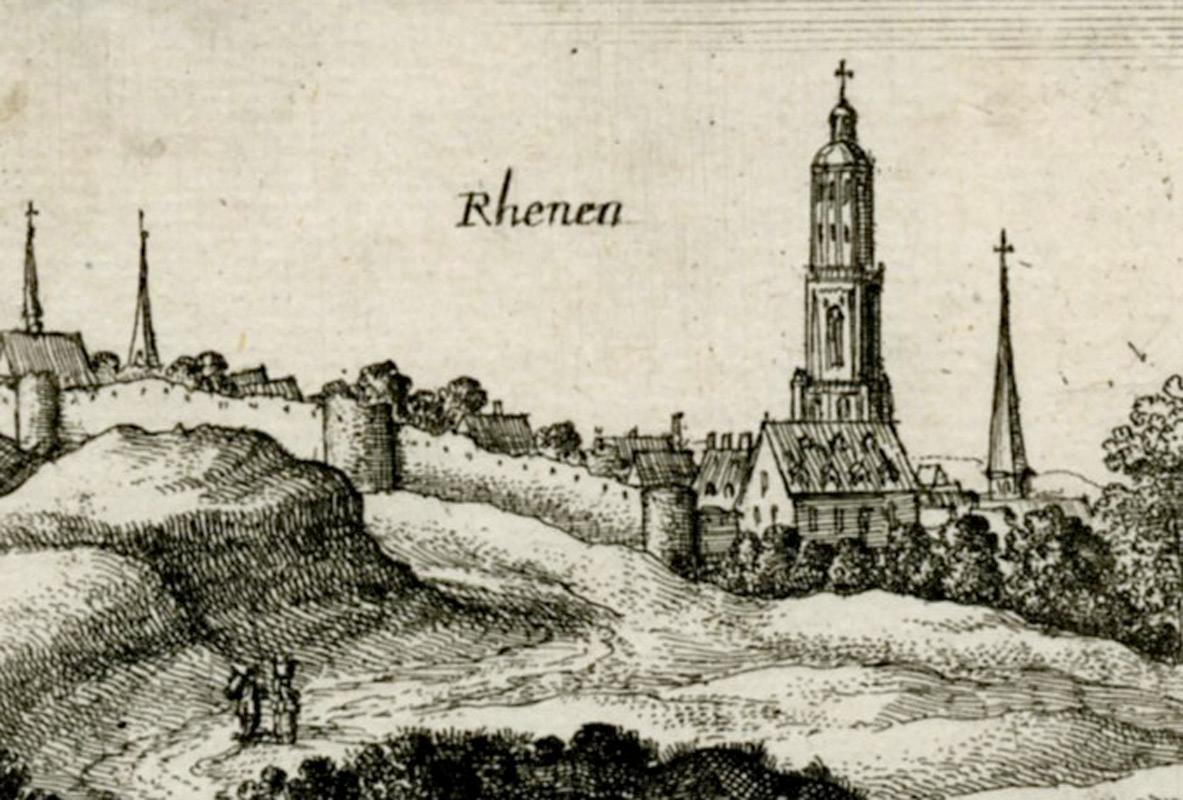 Rhenen - Print de Wenceslaus Hollar