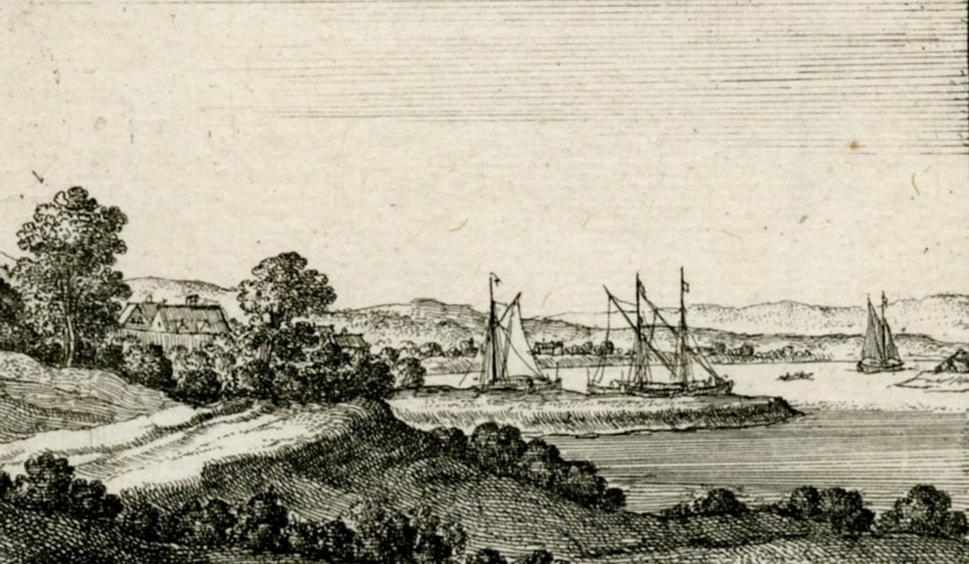 Rhenen - Print Antiguos maestros de Wenceslaus Hollar