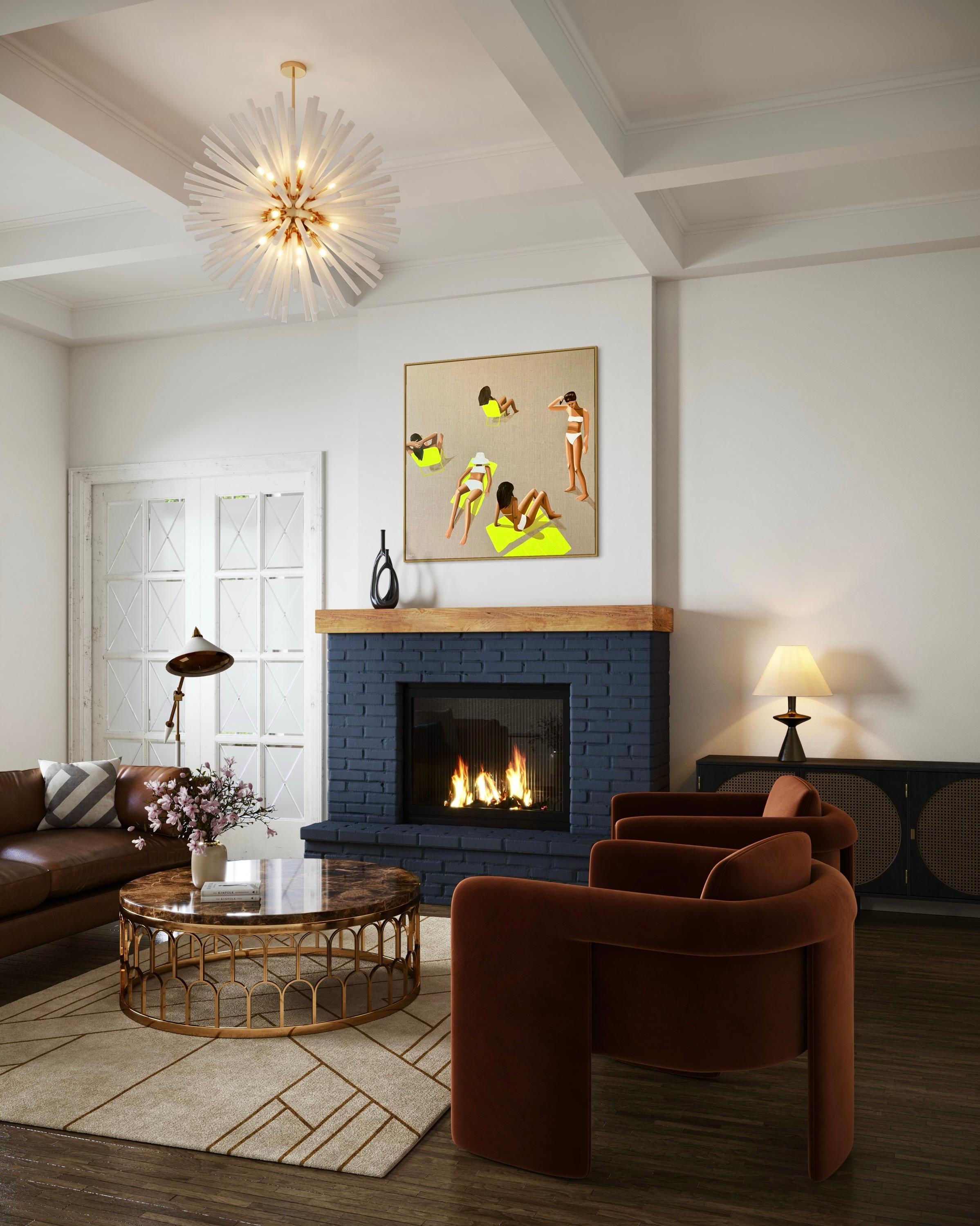A l'aise - Contemporain Painting par Wencke Uhl