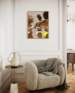 Footloose - acrylic and oil on canvas