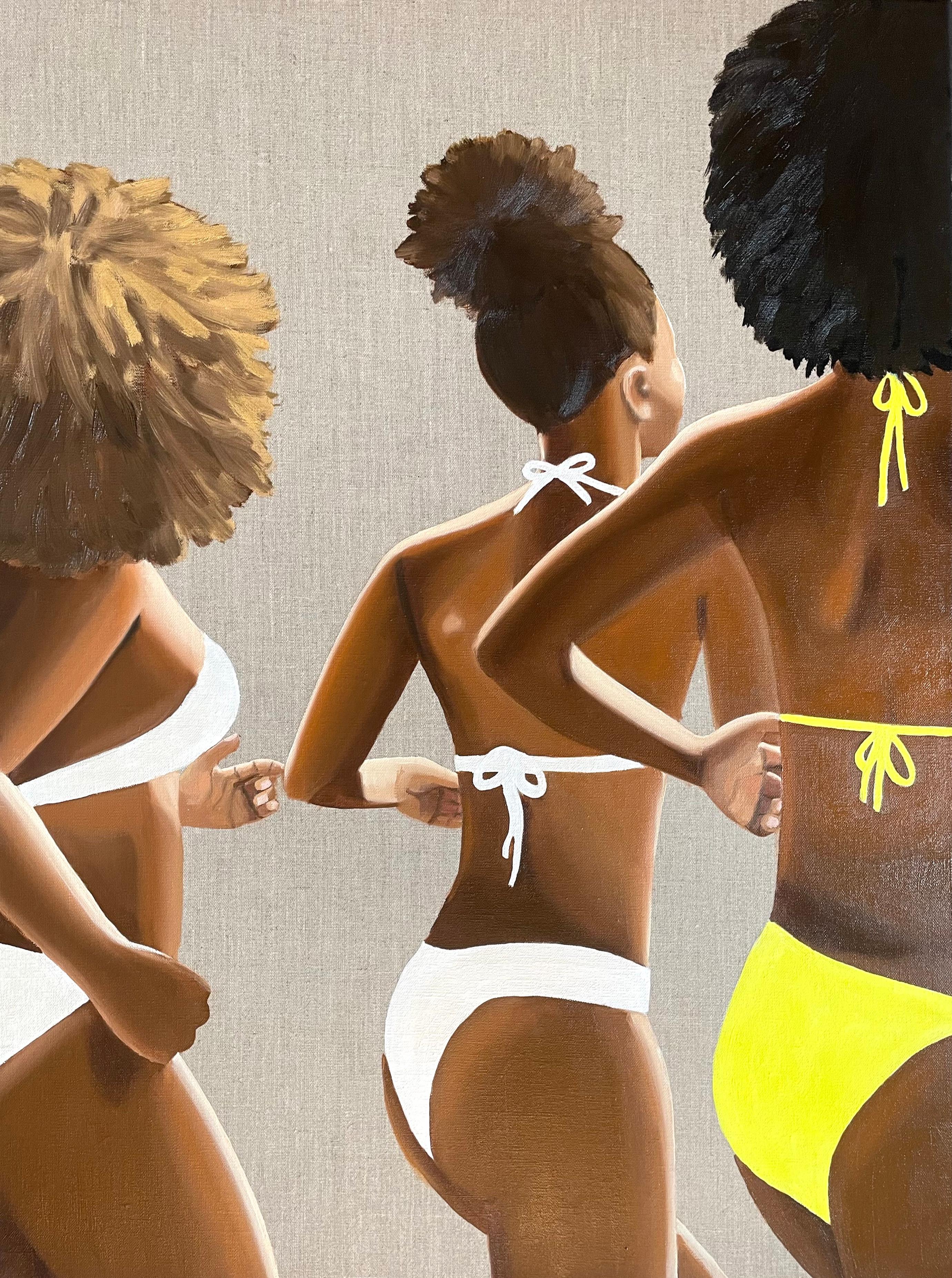 Footloose - acrylic and oil on canvas