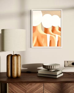 Four Swimmers from the Back - acrylic and oil on canvas