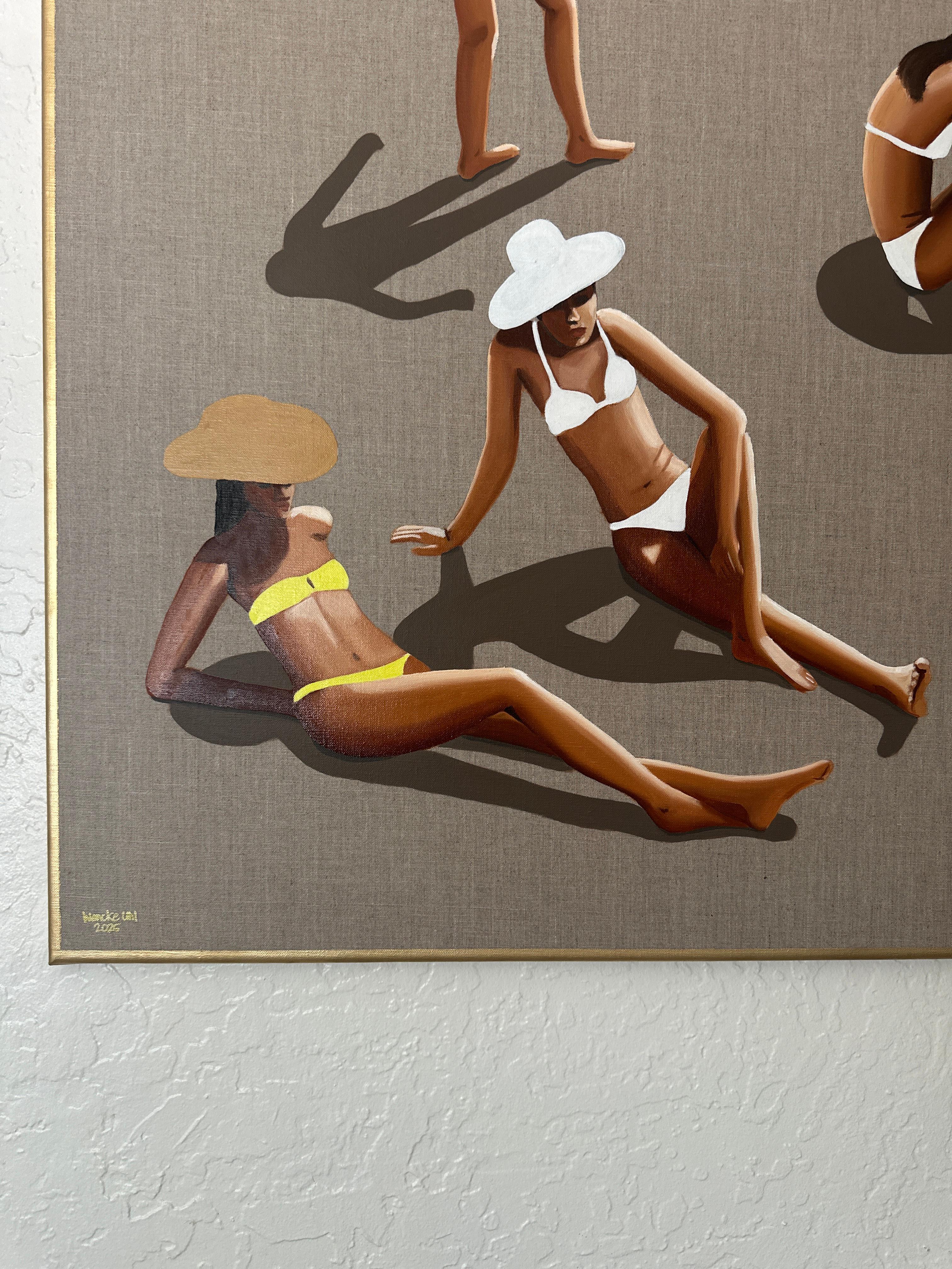 Scattered - Acryl und Öl auf Leinwand im Angebot 6