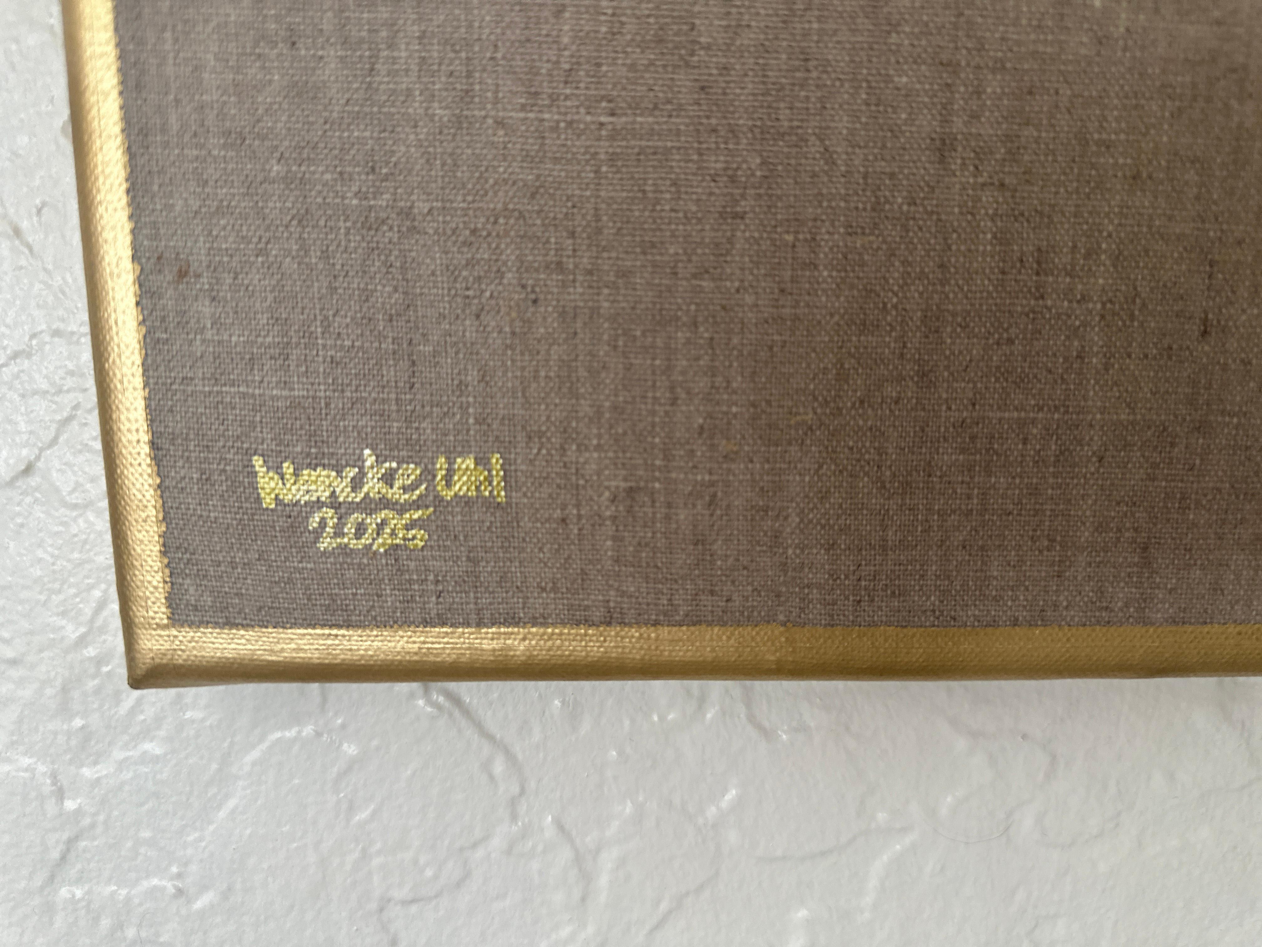 Scattered - Acryl und Öl auf Leinwand im Angebot 7