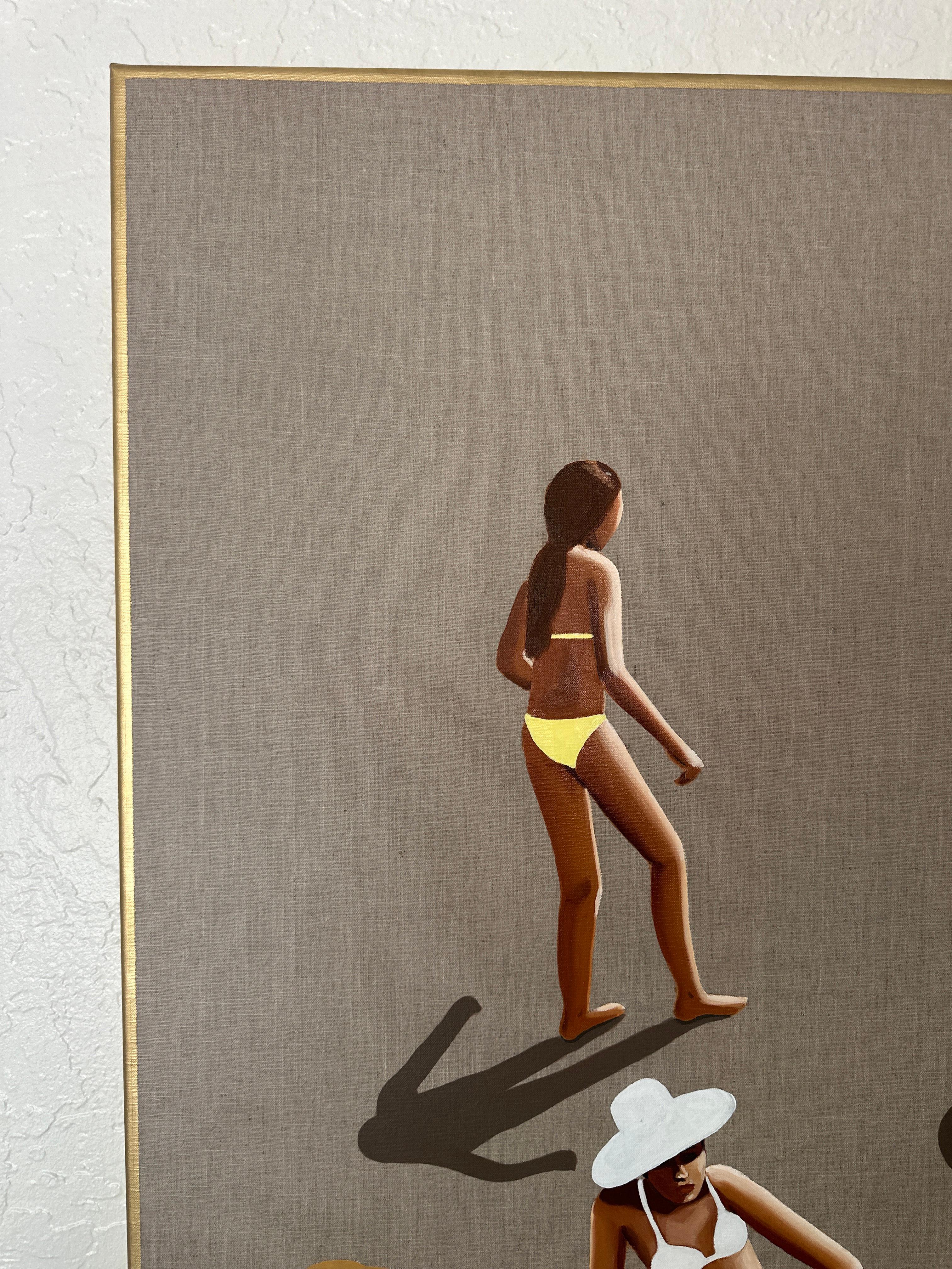 Scattered - Acryl und Öl auf Leinwand im Angebot 3