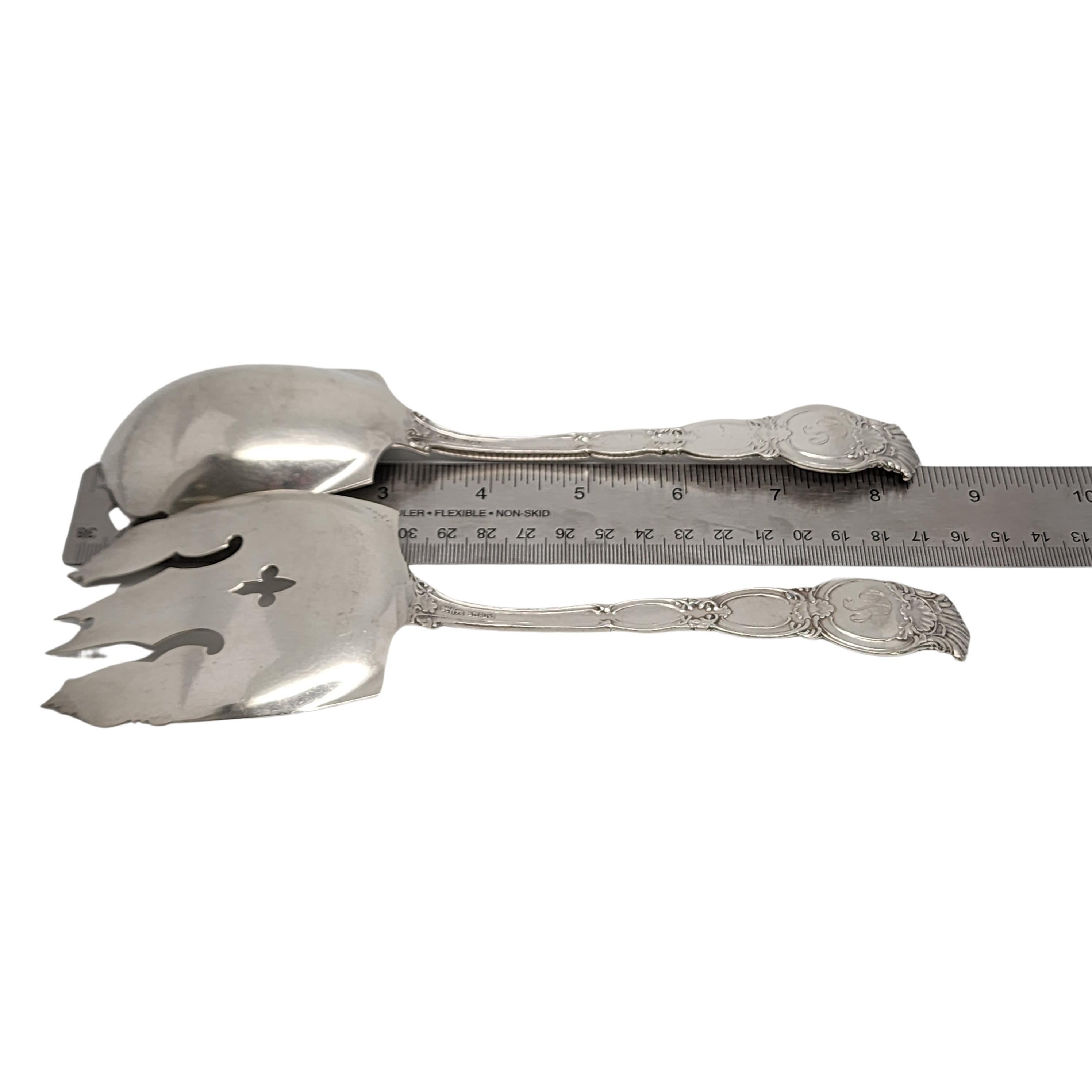 Set di cucchiai e forchette in argento sterling Wendall Mfg Co Ariel con mono #15601 in vendita 4