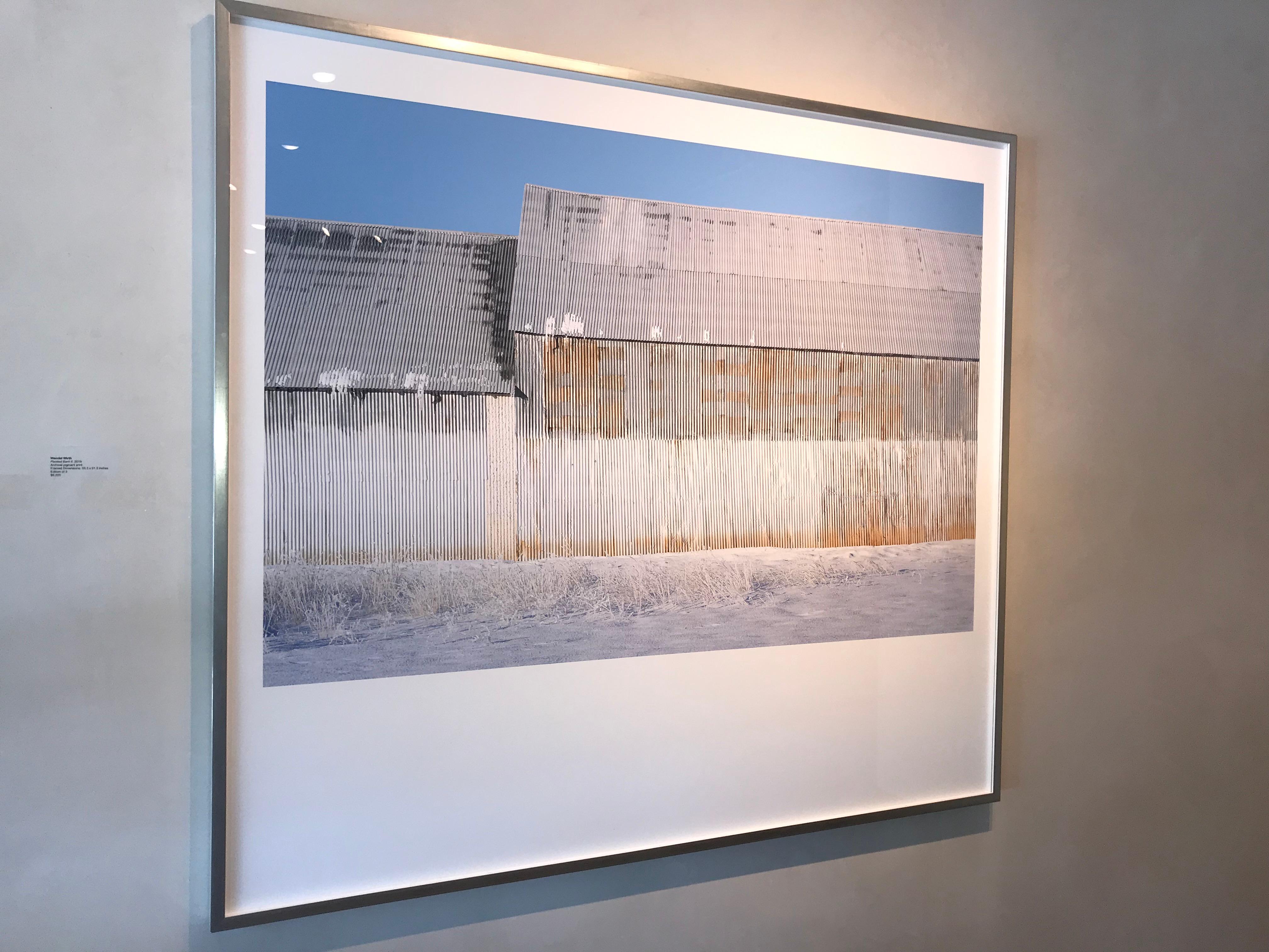 Painted Barn II- color photograph of agricultural building in Idaho framed - Contemporary Photograph by Wendel Wirth