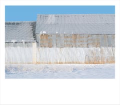 Painted Barn II- framed color landscape photograph ed. 2 of 3