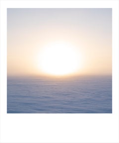 Sun Over Snow- minimal landscape photograph by Wendel Wirth