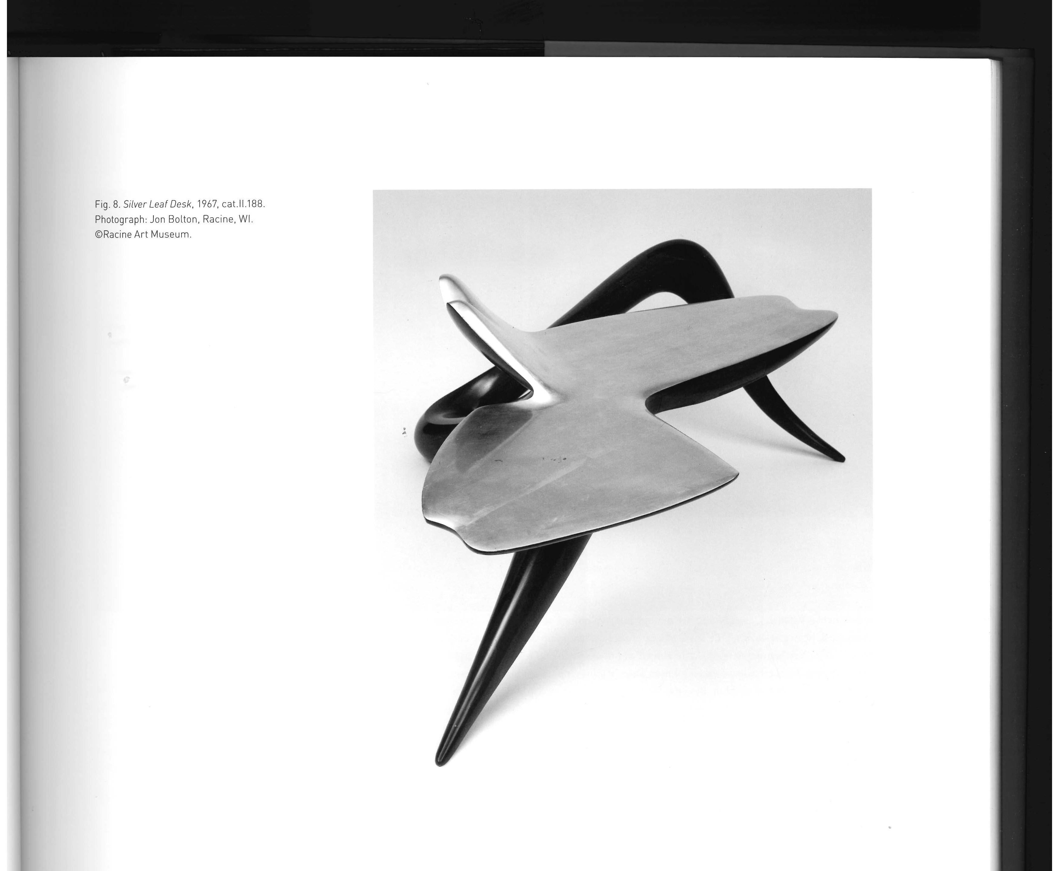 This large book is the much awaited catalogue raisonne of Wendell Castle the highly regarded furniture designer and unique craftsman, which covers a career spanning more than 50 years. Comprehensive and detailed, the catalogue includes a chronologic