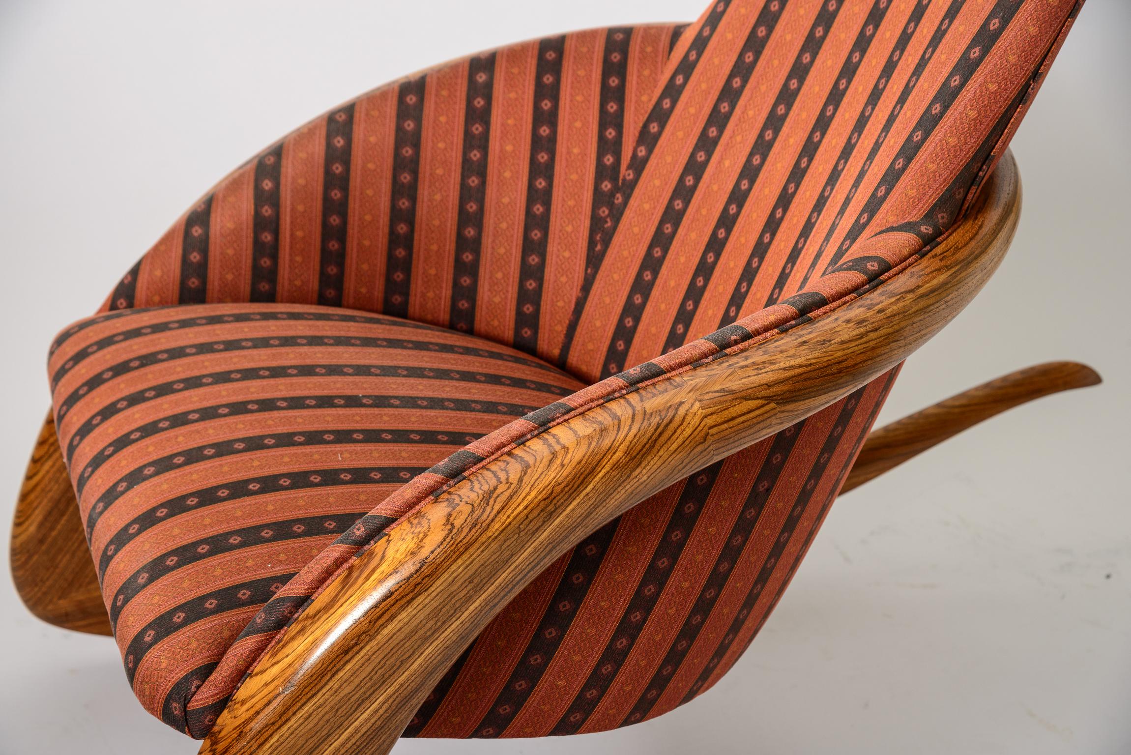 Fauteuil à bascule Wendell Castle Crescent en vente 4