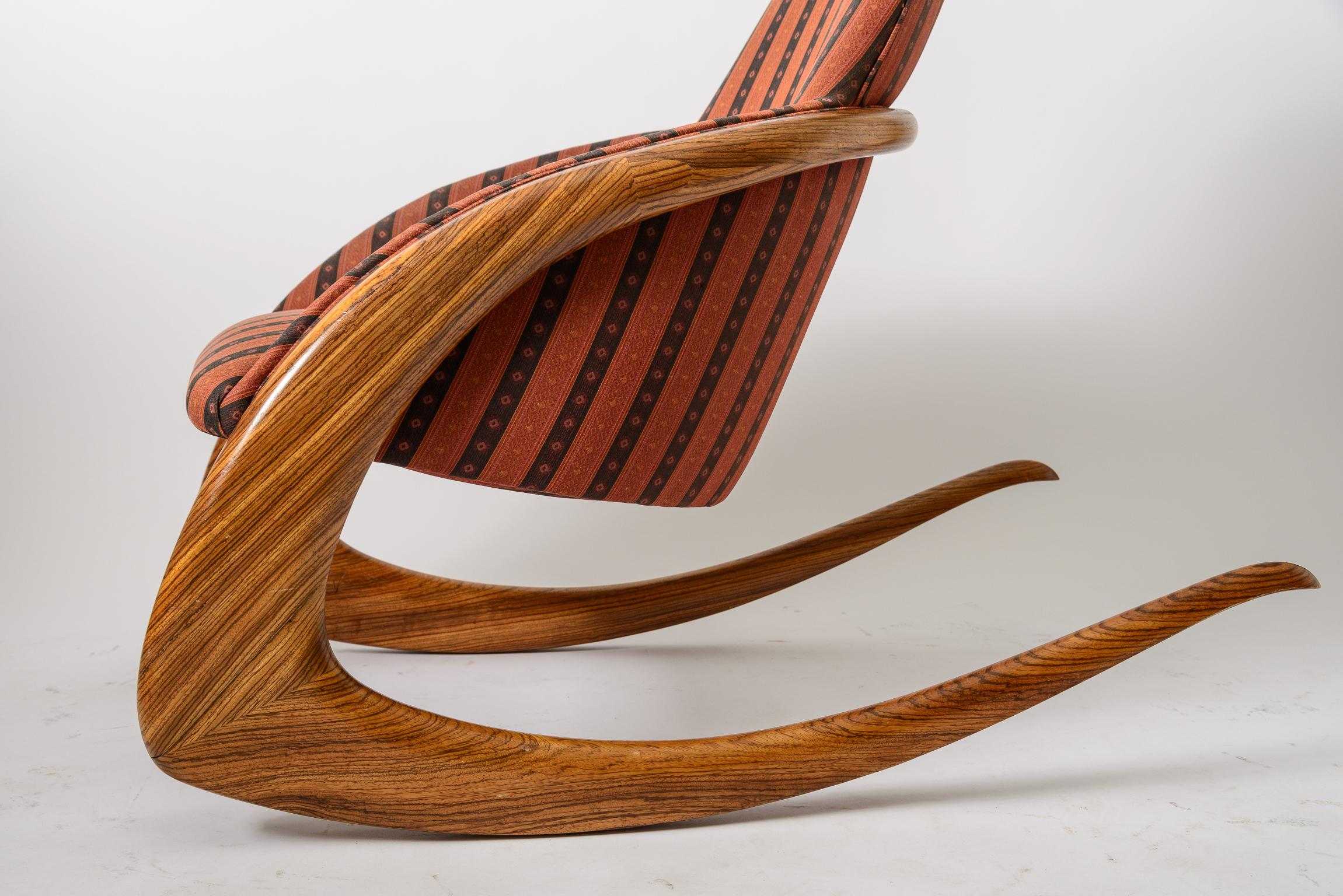 Fauteuil à bascule Wendell Castle Crescent en vente 5