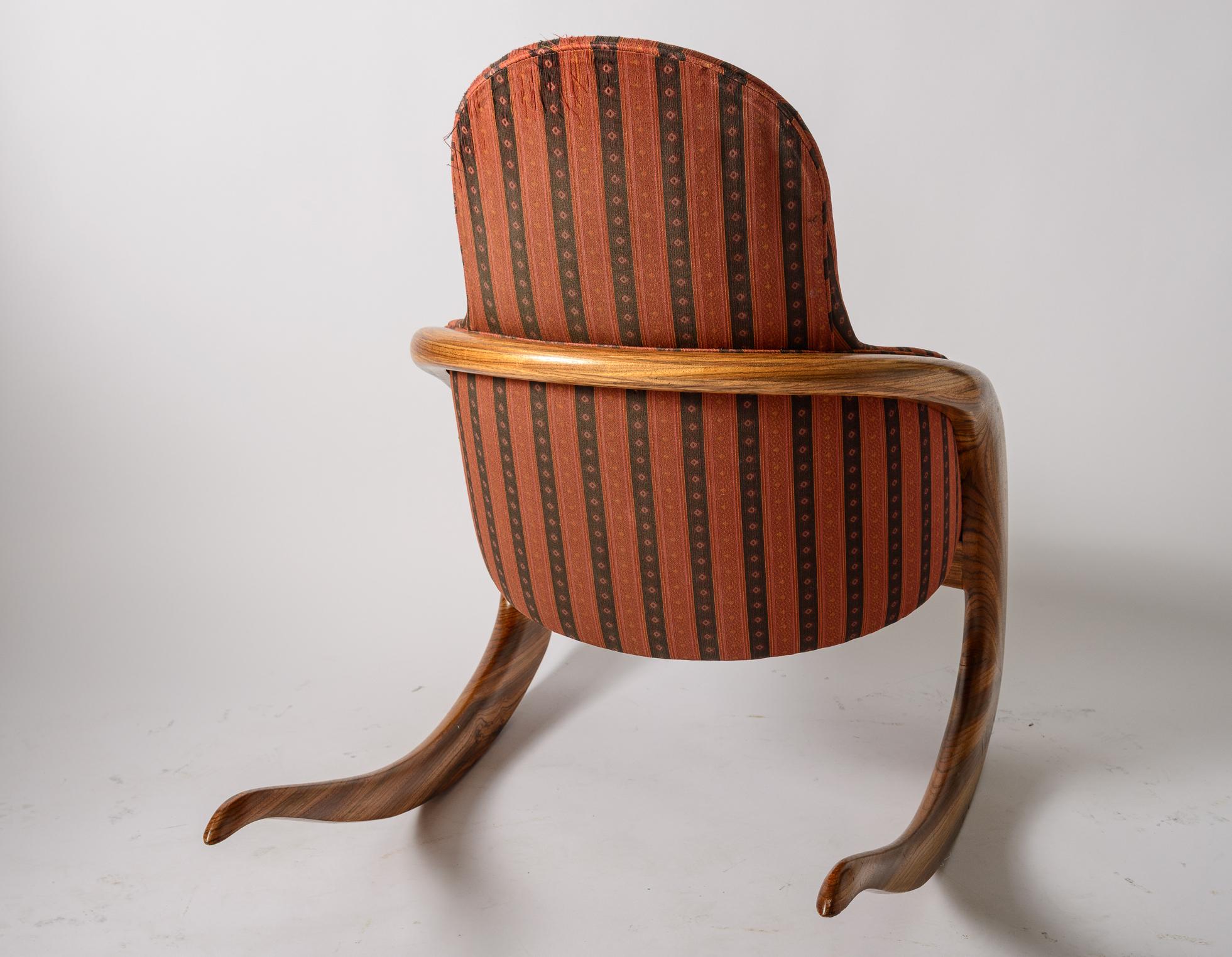 Fauteuil à bascule Wendell Castle Crescent en vente 3
