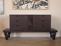 Armario "Samba" de Wendell Castle para Icon Design Armario escultural de madera de fresno
