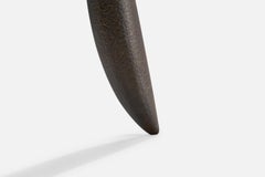 Wendell Castle, Side Chair, Mahogany, Velvet, USA, 1997