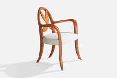 Wendell Castle, Sillón Springborn, Cerezo, Álamo, Tela, EE.UU., 1993