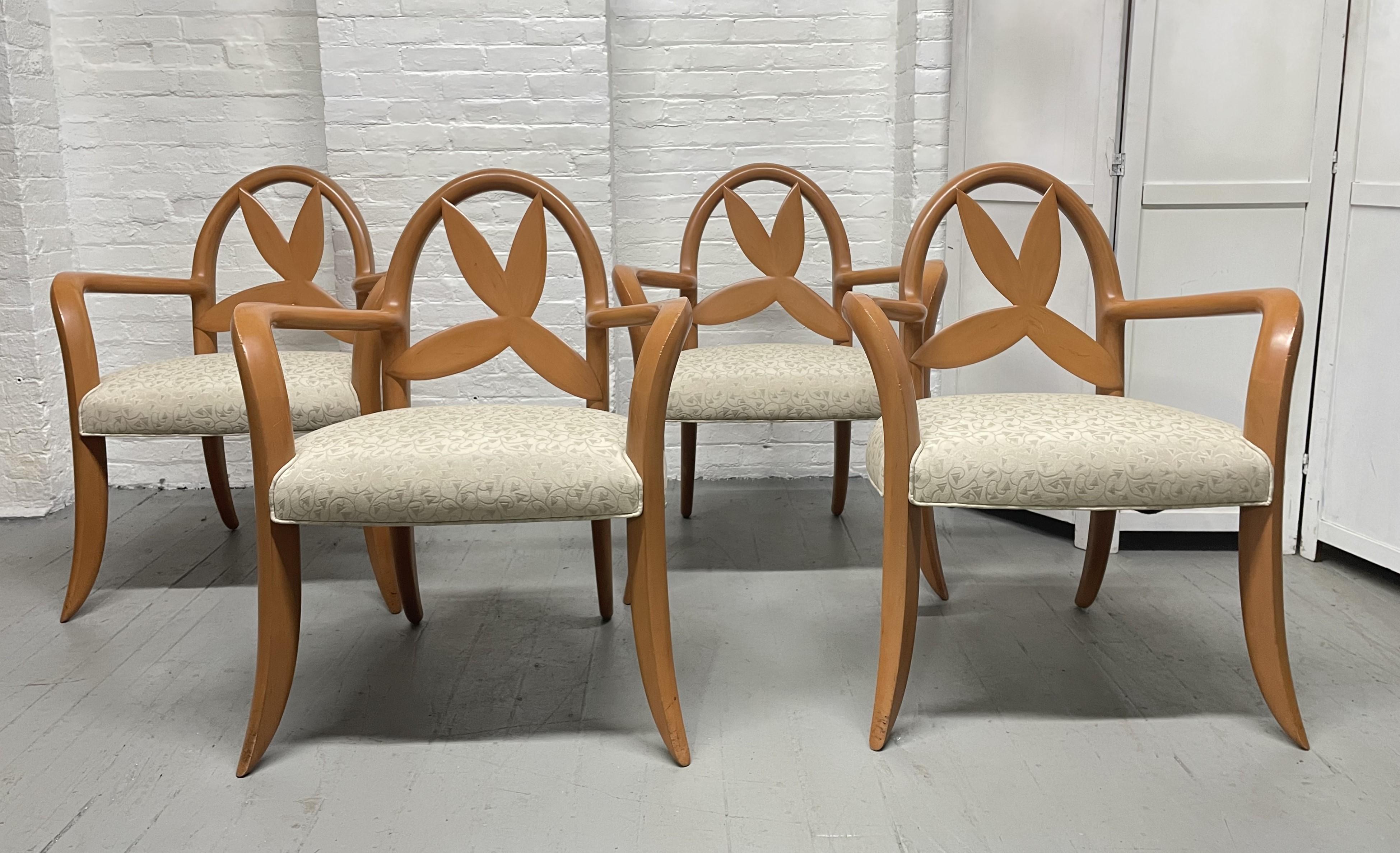 Late 20th Century Wendell Castle Springborn Chairs, Set of 4 For Sale