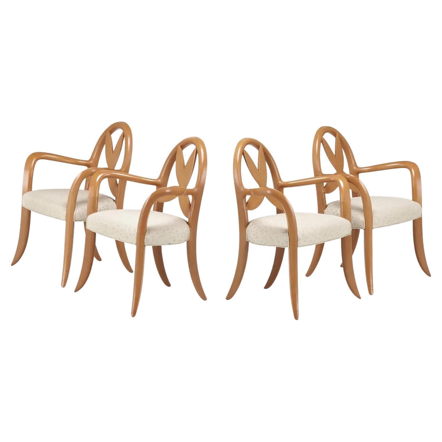 Wendell Castle Springborn Chairs, Set of 4 For Sale