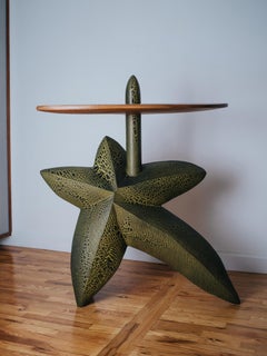 Wendell Castle Starfish Console Table in Polychromed and Stained Woods, 1995