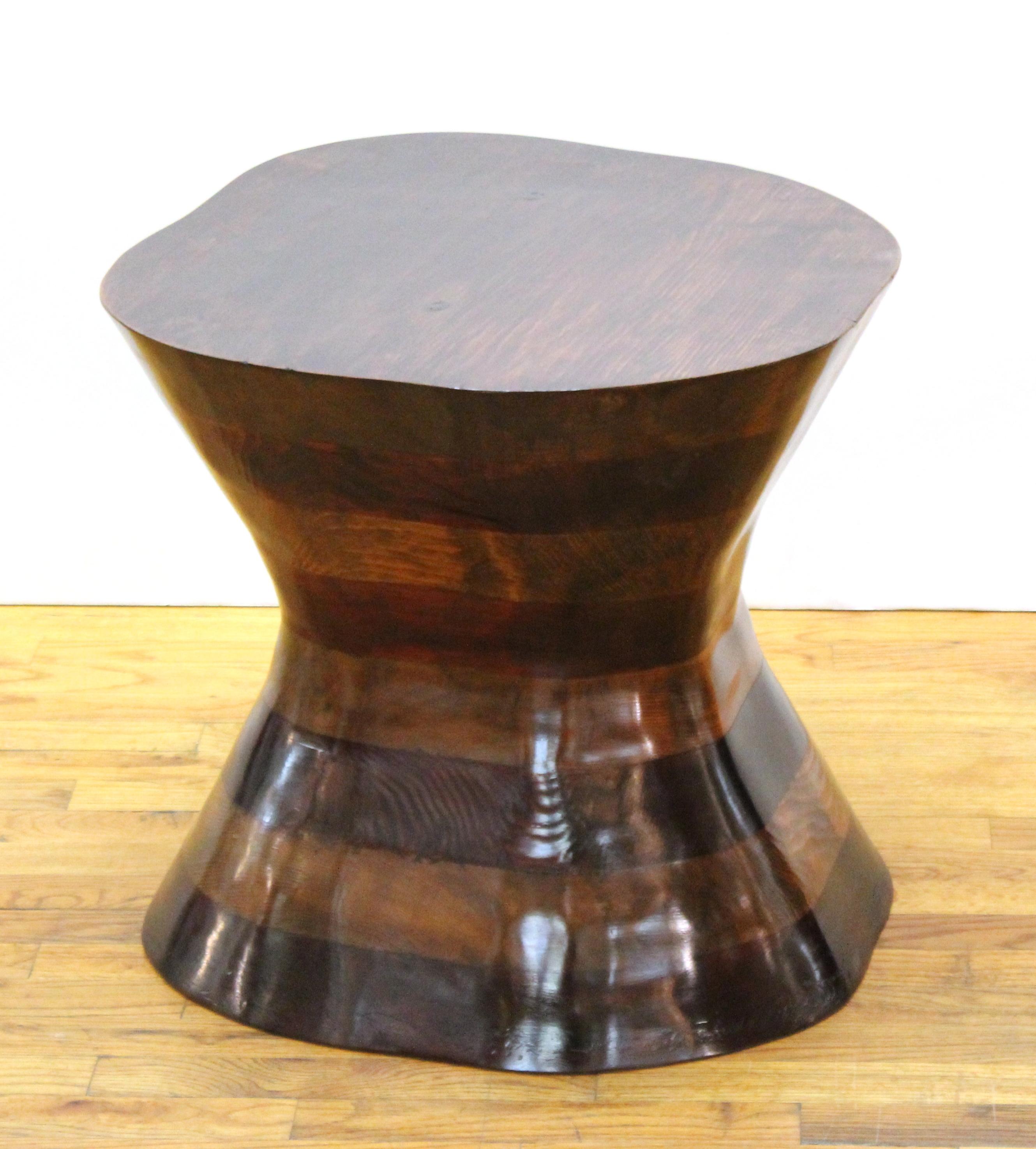 Post-Modern Wendell Castle Style Postmodern Wood Side Table