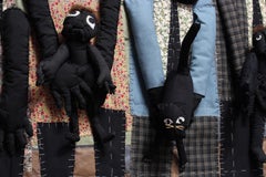 'Bound for the Promised Land' - trapunta - Negro Spiritual - tessuto figurativo