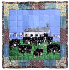 'Swing Low, Sweet Chariot' - quilt - Negro Spirituals - figurative textile 