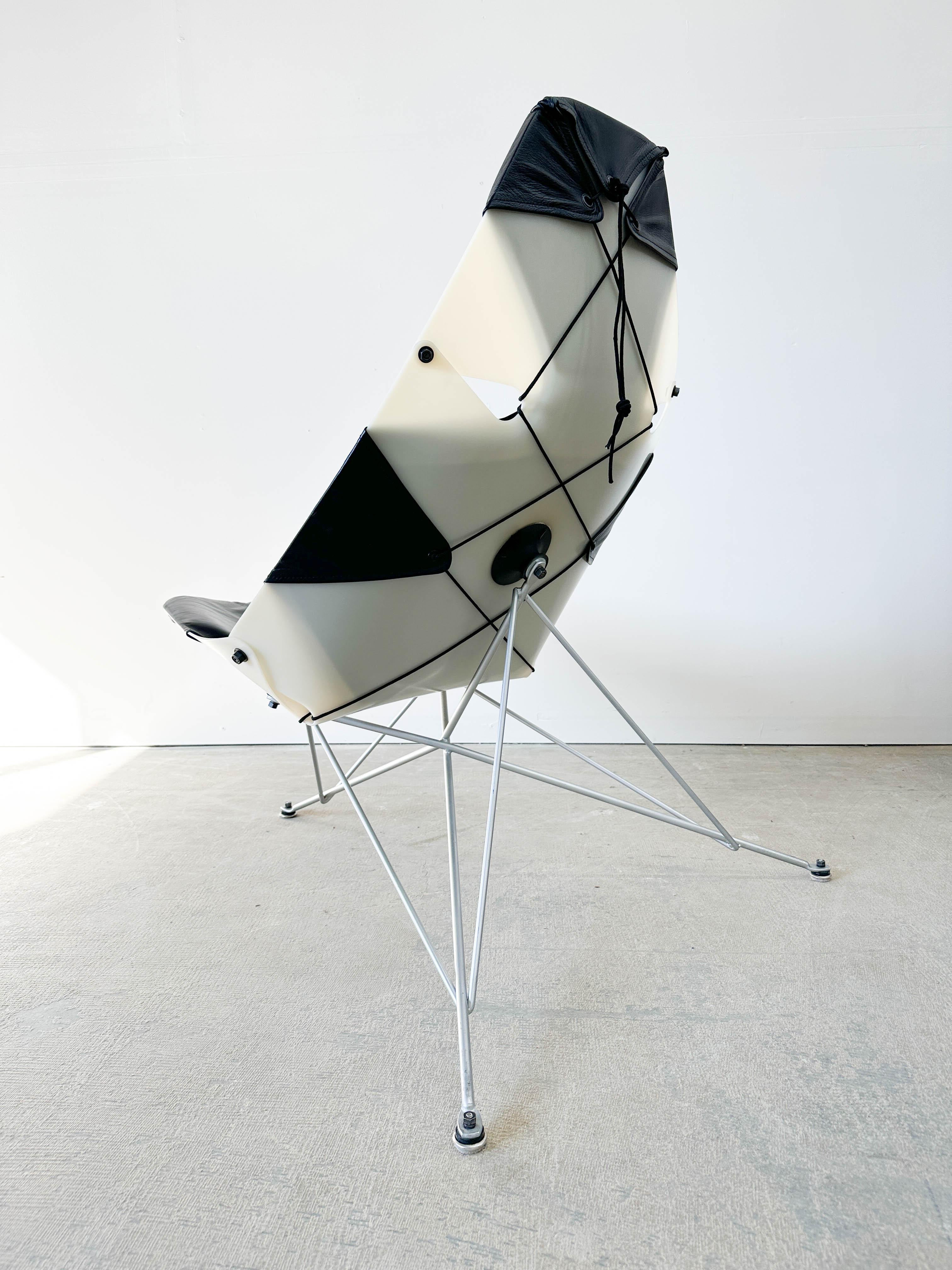 Leather Wendell Lovett Bikini Chair For Sale
